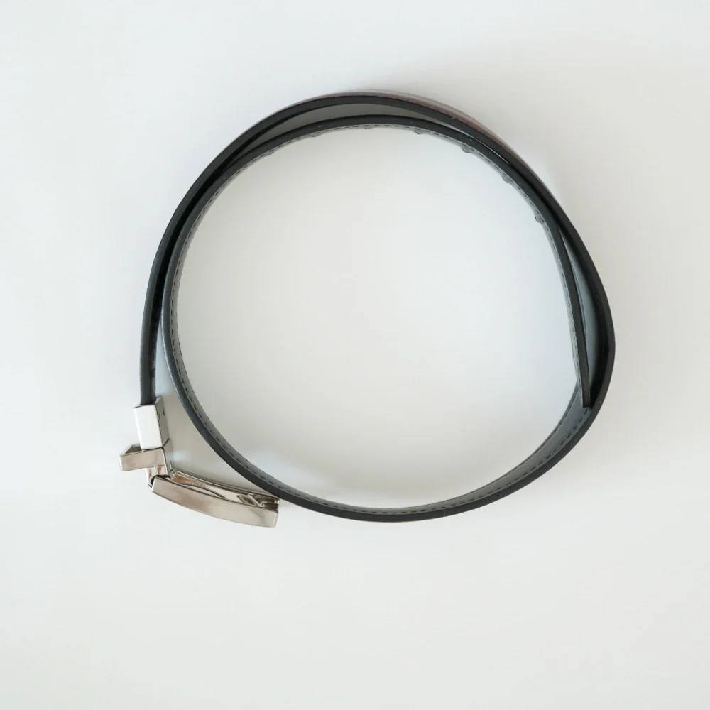 Kids Youth Genuine Dickies Brown Black Faux Leather Reversible Belt Size M